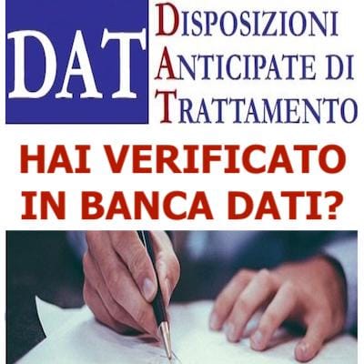 Registra Verifica e Aggiorna in Banca Dati le tue DAT